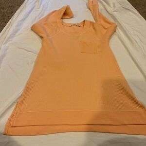 Soft Surroundings Apricot Waffle Knit